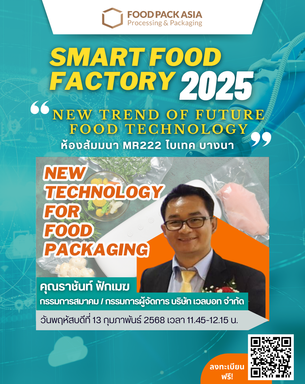 New Technology for Food Packaging